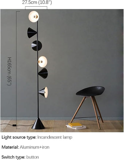 Nordic Modern Floor Lamp Fashion Luxury Family Iiving Room Bedroom Study Villa Hotel LED Creativity Decorative Standing Light (Style 74)