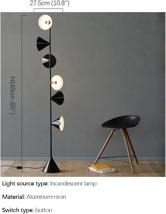Nordic Modern Floor Lamp Fashion Luxury Family Iiving Room Bedroom Study Villa Hotel LED Creativity Decorative Standing Light (Style 74)