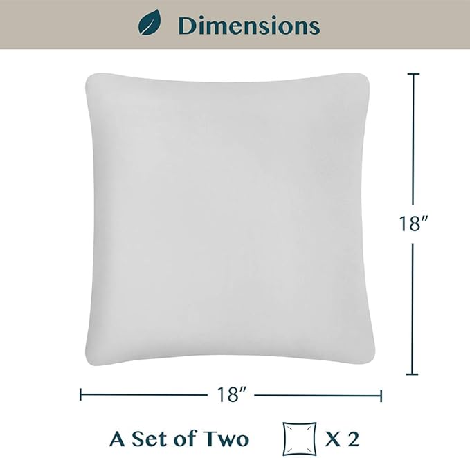 PAVILIA Light Gray Throw Pillow Covers 18x18 Set of 2, Decorative Pillow Cases for Bed Sofa Couch, Boho Aesthetic Accent Decor Cushion Bedroom Living Room, Velvet Square Euro Sham Covers, Light Grey