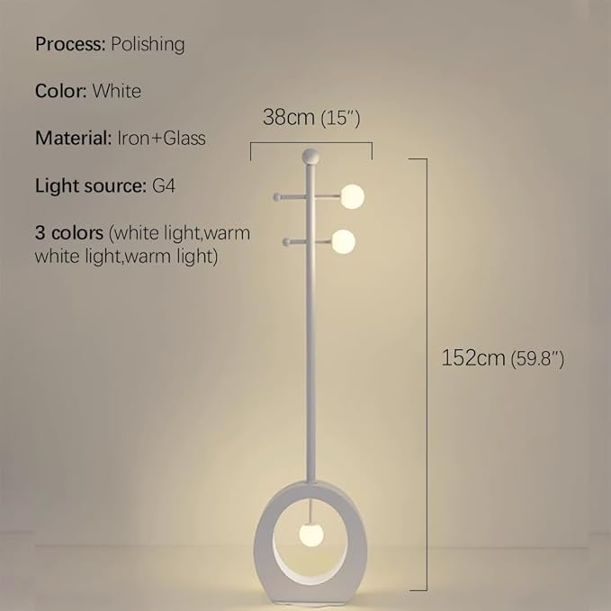Nordic Modern Floor Lamp Fashion Luxury Family Iiving Room Bedroom Study Villa Hotel LED Creativity Decorative Standing Light (Style 69)
