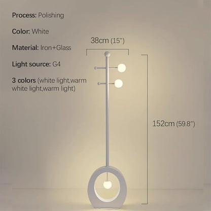 Nordic Modern Floor Lamp Fashion Luxury Family Iiving Room Bedroom Study Villa Hotel LED Creativity Decorative Standing Light (Style 69)