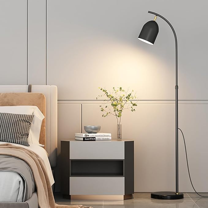 Nordic Modern Floor Lamp Fashion Luxury Family Iiving Room Bedroom Study Villa Hotel LED Creativity Decorative Standing Light (Style 3)
