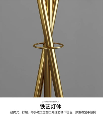 Nordic Modern Floor Lamp Fashion Luxury Family Iiving Room Bedroom Study Villa Hotel LED Creativity Decorative Standing Light (Style 94)