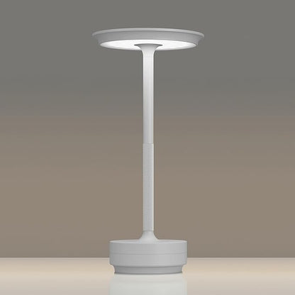 1 Pack Rechargeable Table Lamps Cordless, Portable 5000mAh Outdoor Table Light, 3 Color Stepless Dimming LED Table Lamp with Memory Function, for Home/Dinner/Patio/Restaurant.(Light Gray)