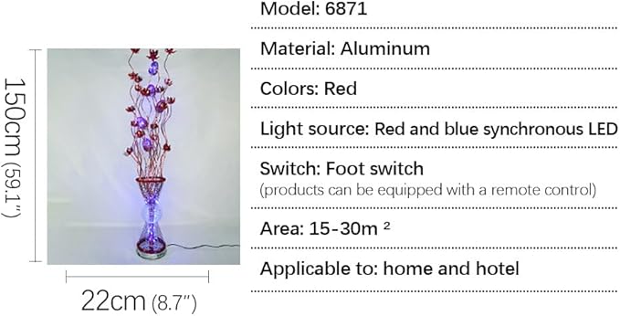 Nordic Modern Flower Floor Lamp Fashion Art Living Room Sofa Bedroom Wedding LED Originality Decorative Standing Light (Style 21)