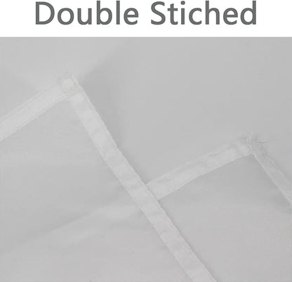 Solid White Flag 3x5 Ft Blank White Flags Vivid Color Double Stitched Plain Flag with Brass Grommets