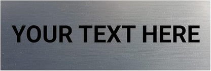 Basic Custom Personalizable Wall or Door Sign | Your Custom Message | Enter Your Text | Easy to Install Comes With Strong 2 Sided Foam Tape | Business and Property Signs | Made in the USA