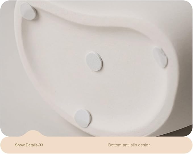 Body Vase 8.27" Collarbone Shaped Flower Vase for Home Decor, Clavicle Bone Ceramic Sculpture Art Decor, Modern Minimalist Flower Holder for Living Room