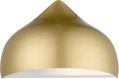 Livex Lighting, 40987-33, Amador, Half Moon Sconce, Soft Gold