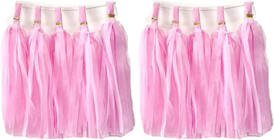 30pcs Paper Tassels Garland Banner Tissue Paper Tassel DIY Hanging Paper Decorations Party Tassel Garland Decor Baby Shower Nursery Wedding Festival Baby Shower Decoration(30, Pink)