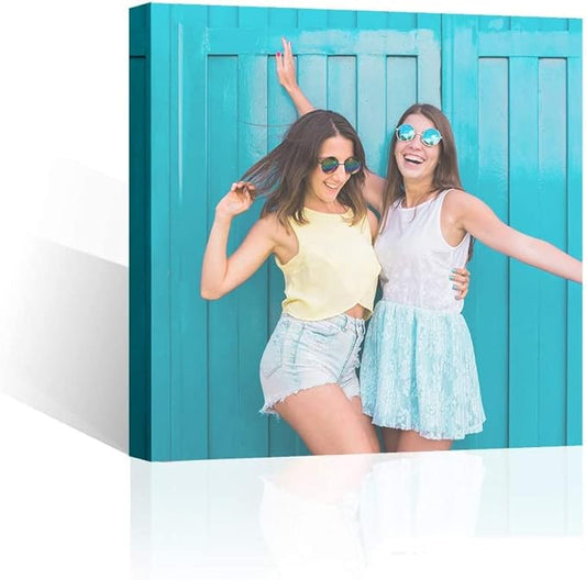 12" x 12" Personalized Photo to Canvas Print Wall Art - Custom Your Picture on Wall Art