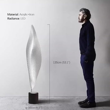 Nordic Modern Floor Lamp Fashion Luxury Family Iiving Room Bedroom Study Villa Hotel LED Creativity Decorative Standing Light (Style 68 H135CM)