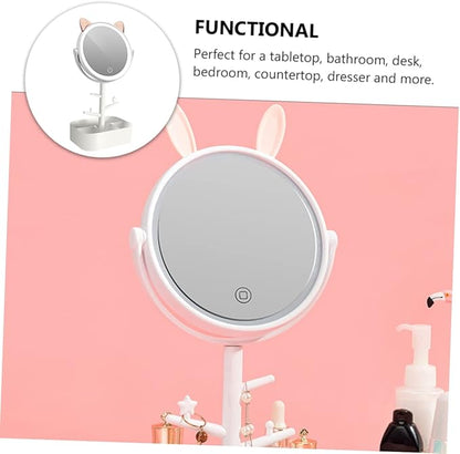 Smart Dimming Led Vanity Mirror High-Definition Lighted Makeup Tabletop