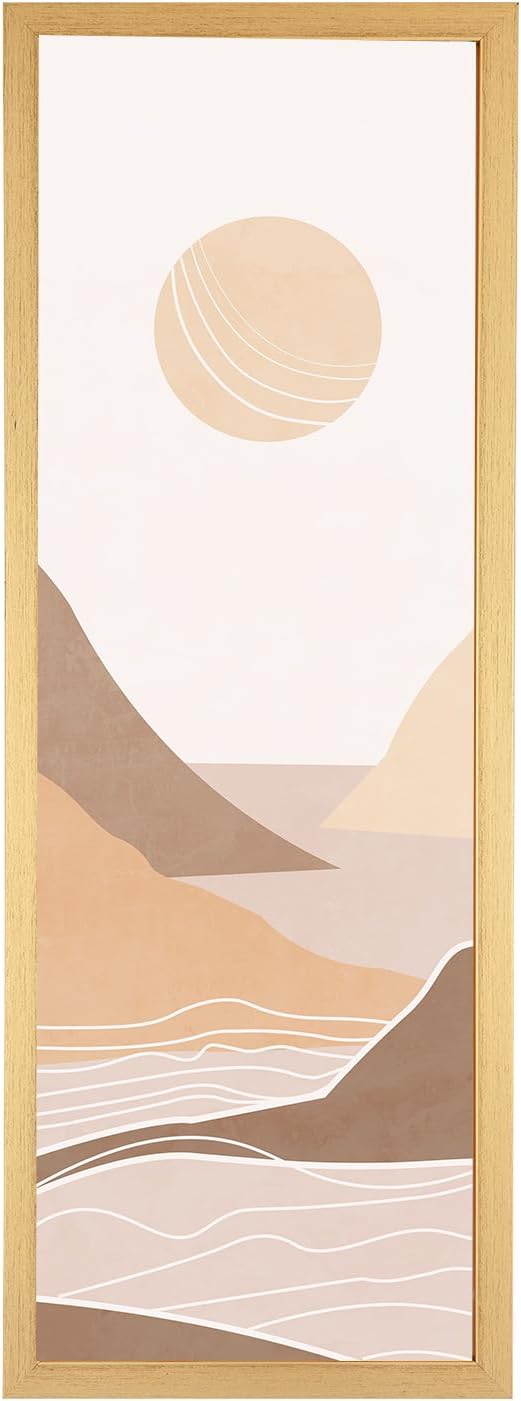 13x39 Frame Gold, Modern 39x13 Picture Poster Frame, Horizontal Vertical Hanging, Ornate 13 by 39 Gallery Family Concert Portrait Photo Frame Anniversary/Birthday/Wedding/Thank you/Christmas Gift