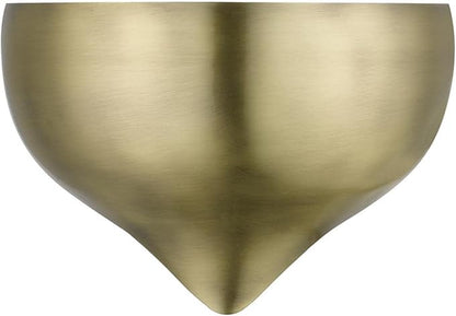 Livex Lighting, 40987-01, Amador, Half Moon Sconce, Antique Brass