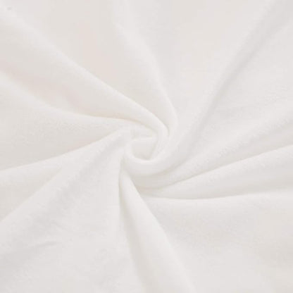 JAUXIO Diamond Pinch Pleated Crystal Velvet Pillowcases 2 Pack Solid Pintuck Throw Cushion Cover for Home Decor Hidden Zipper Closure (White, Standard)