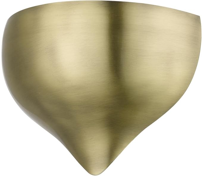 Livex Lighting, 40987-01, Amador, Half Moon Sconce, Antique Brass