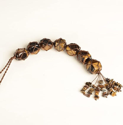 Hanging Ornaments Natural Tiger Eye Ornaments Home Decor Gemstones Reiki Feng Shui Ornament Window Wall Ornament