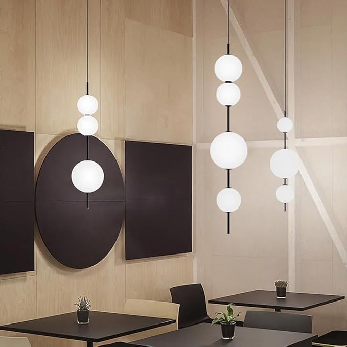 LED Kitchen Lighting, Kitchen Island Pendant Light, Black Head Bedside Chandeliers, Cylindrical Modern Pendant Ceiling Light Fixture for Foyer Dining Room Xuang Bedroom Living Room