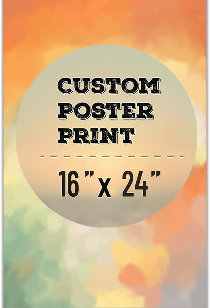 wall26 Custom Poster Prints - Upload Your Image/Photo, Personalized Photo to Poster Printing, Durable and Waterproof, Home Decor Wall Art Prints - 16x24 inches