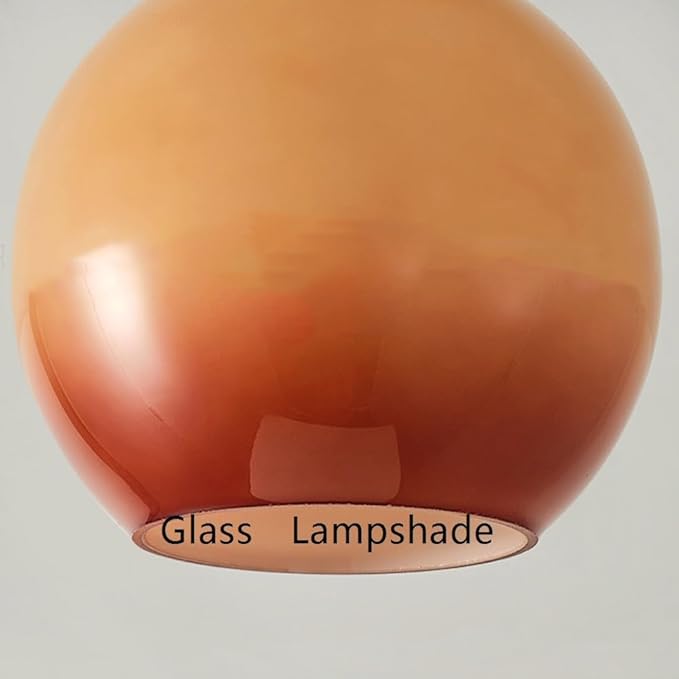 Modern Semi Flush Mount Ceiling Light Minimalist Walnut Wood Base Fixture Gradient Glass Globe Shade Ceiling Lamp for Hallway Entryway Balcony Lighting