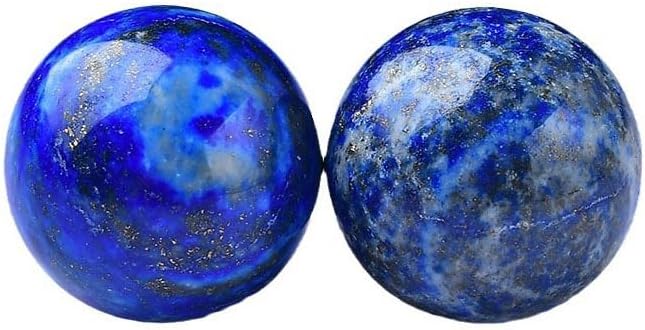 Lapis Lazuli Healing Crystal Quartz Sphere Ball Natural Stone for Reiki Balancing Meditation Energy Home and Office Decoration 50mm (5cm, Lapis Lazuli)