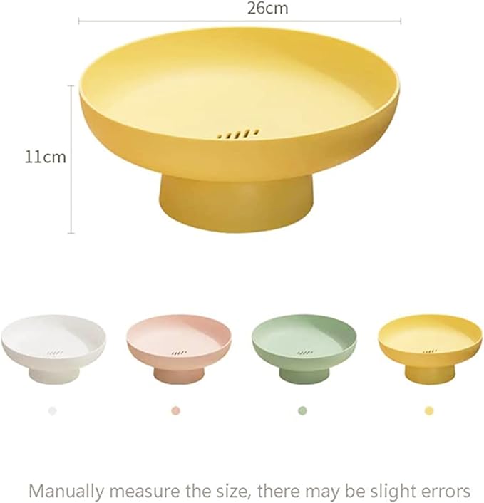 Fruit bowl Fruit Basket for Kitchen Countertop Kitchen Storage Baskets Stand Organization, Decor Centerpiece Counter or Dining Room Tables (yellow)