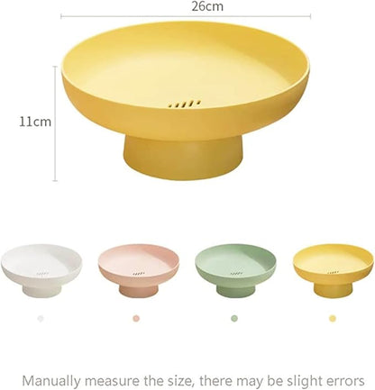 Fruit bowl Fruit Basket for Kitchen Countertop Kitchen Storage Baskets Stand Organization, Decor Centerpiece Counter or Dining Room Tables (green)