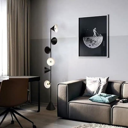 Nordic Modern Floor Lamp Fashion Luxury Family Iiving Room Bedroom Study Villa Hotel LED Creativity Decorative Standing Light (Style 74)