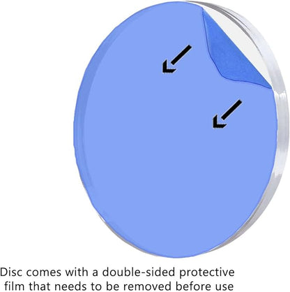 Marketing Holders 5" Acrylic Round Sheet Circles Flat for DIY Crafts Wall Safer Light Weight Plastic Center Piece Wedding Events