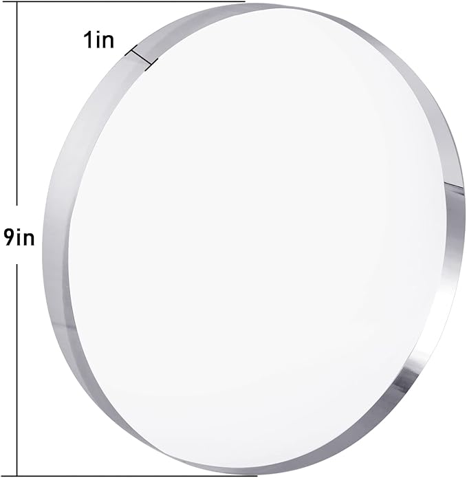 CiaoHER 1in Thickness 9in Diameter Acrylic Disc Display Block Clear Polished Round Pedestal Stand Riser 9" x 9" x 1", 1 Pack
