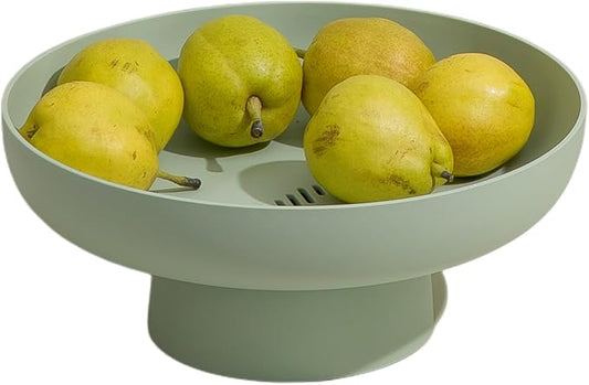 Fruit bowl Fruit Basket for Kitchen Countertop Kitchen Storage Baskets Stand Organization, Decor Centerpiece Counter or Dining Room Tables (green)