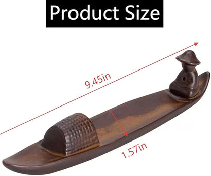 Ceramic Incense Stick Holder with 3 Holes - Reliable Ash Catcher for Multiple Sticks, Perfect for Meditation, Yoga, and Home Office Decor - Aesthetic and Functional Burner Base