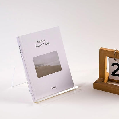 Acrylic Book Stand, Book Display Holder 8.5 x 11, Clear Acrylic Display Easel Transparent Display Stand Holder Tablet Holder for Album, CD, Magazine, Picture, Plate, Artworks, Phone, Tablet