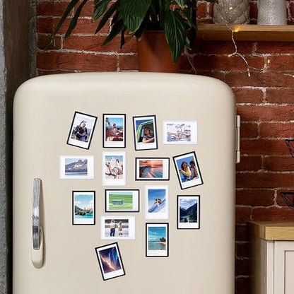 Orga'Neat 2x3 Magnetic Photo Frame Refrigerator for Fujifilm Instax Mini Instant Film, Magnet Picture Frames for Fridge Small Picture Holder for 8.6cm*5.4cm Picture -30 Pack