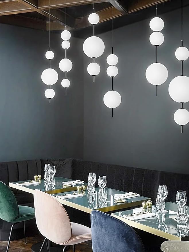 LED Kitchen Lighting, Kitchen Island Pendant Light, Black Head Bedside Chandeliers, Cylindrical Modern Pendant Ceiling Light Fixture for Foyer Dining Room Xuang Bedroom Living Room