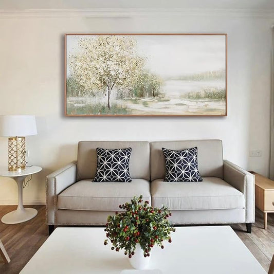 Canvas Wall Art Decor Large Framed Wall Art for Living Room Nature Botanical Wall Art Prints Canvas Art Wall Decor Artwork for Walls Bderoom Office Decor 24x48 Inch