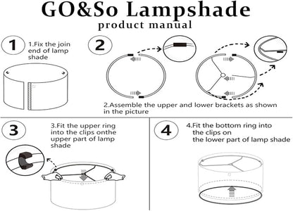 Green Velvet Lampshades Set of 1 Large Drum Lamp Shade 16" Top x 16" Bottom x 12" High (Spider) Modern Lamp Shade - Ideal for Table & Floor Lamps - Lampshades Replacement - By GO&SO