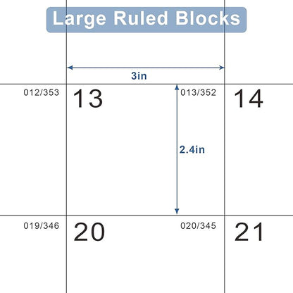 Desk Calendar 2026, KOPEESY 22" x 17" Large Desk Calendar, 18 Mouths From January 2026 to June 2027, Desktop Calendar with Notes and Thick Paper for Home, Office and School