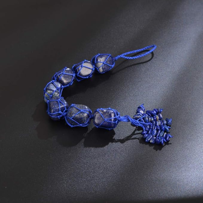 Healing Crystals Home Interior Decoration Car Hanging Ornaments Good Luck Home Decoration for Reiki Healing Good Luck Feng Shui (Lapis Lazuli)