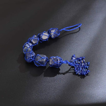 Healing Crystals Home Interior Decoration Car Hanging Ornaments Good Luck Home Decoration for Reiki Healing Good Luck Feng Shui (Lapis Lazuli)