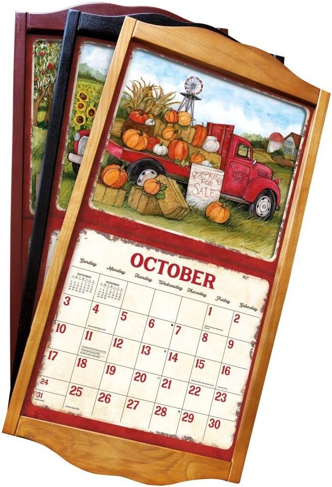Lang, Classic Wall Calendar Frame - Oak Finish