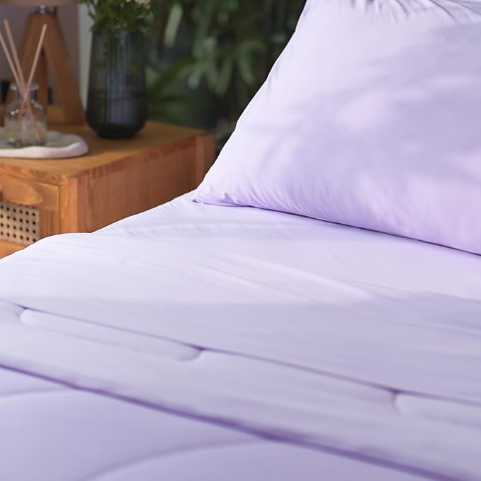 REST® Evercool®+ Top Sheet, Cali King/King Size, Lavender Breeze, 104"X108" (1 Flat Sheet only)
