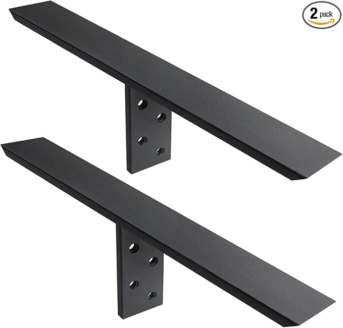 Hidden Countertop Support Bracket 22 Inch 2 Pack Heavy Duty Granite Support Bracket for Kitchen Island Bar Top Countertop