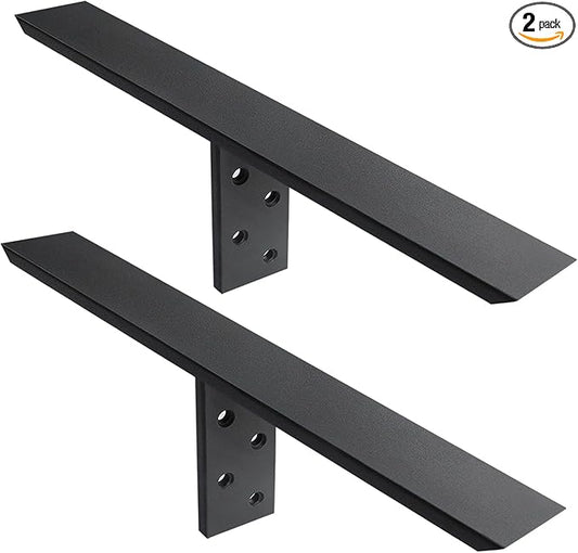 Hidden Countertop Support Bracket 22 Inch 2 Pack Heavy Duty Granite Support Bracket for Kitchen Island Bar Top Countertop