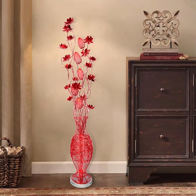Nordic Modern Flower Floor Lamp Fashion Art Living Room Sofa Bedroom Wedding LED Originality Decorative Standing Light (Style 8)