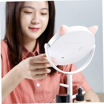 Smart Dimming Led Vanity Mirror High-Definition Lighted Makeup Tabletop