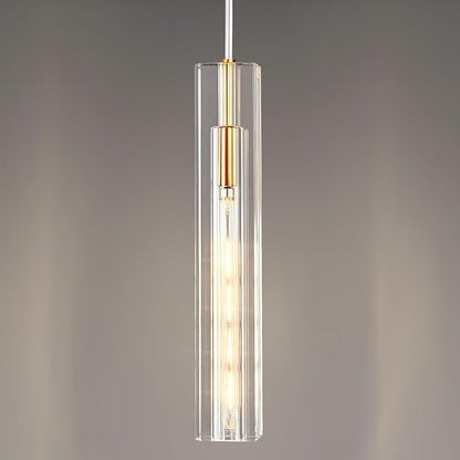 Modern Crystal Ceiling Kitchen Light Fixtures Pendant Lights Mini Pendant Light Pendant Lighting for Kitchen Island Bedroom Living Room Hallway Dining Room (1 Pack)