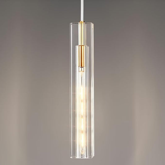 Modern Crystal Ceiling Kitchen Light Fixtures Pendant Lights Mini Pendant Light Pendant Lighting for Kitchen Island Bedroom Living Room Hallway Dining Room (1 Pack)