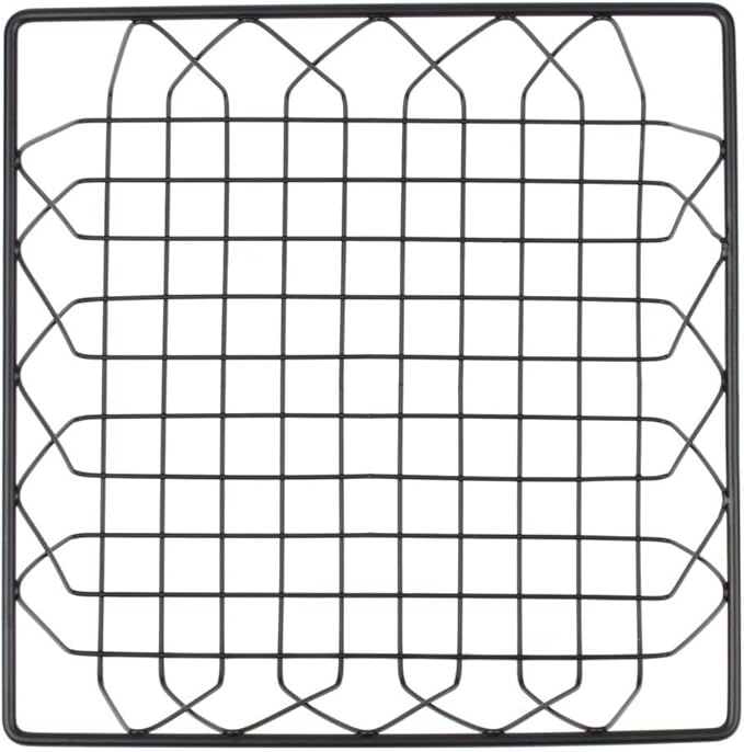 G.E.T. WB-1294-MG 12" x 9" Rectangular Wire Basket, 4" Tall, Metal